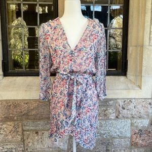 Sezane multi colored floral dress